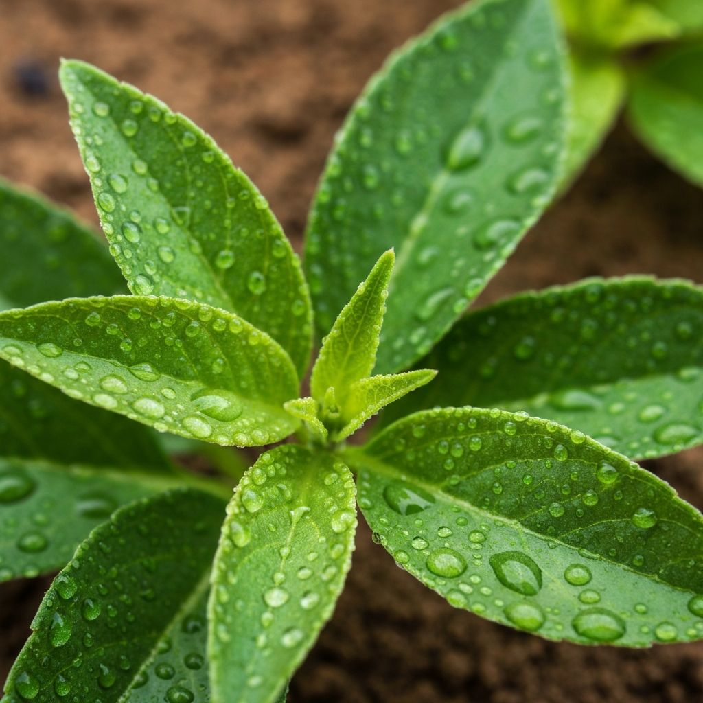 Fresh botanical plant extracts and leaves